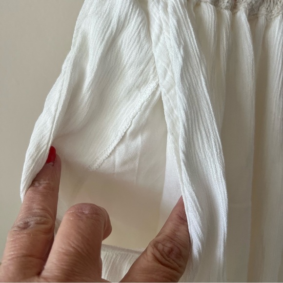 TORRID Maxi Crochet Detail Trapeze Dress GRANNY SQUARE CROCHET SIZE large 00X - Picture 10 of 13